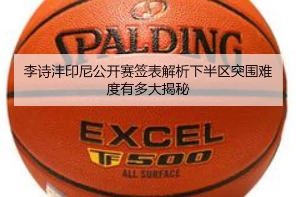 李诗沣印尼公开赛签表解析下半区突围难度有多大揭秘